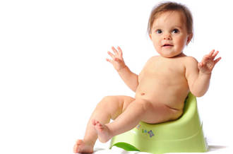 Bébé sur son pot