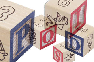 Cubes en bois pour enfants