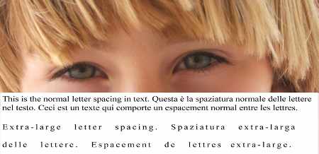 Dyslexie : Espacer les lettres