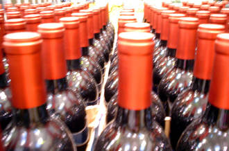 Bouteilles de vin