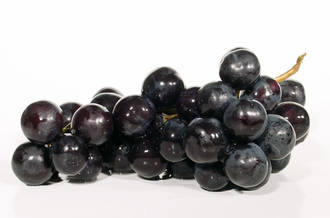 Grappe de raisin rouge