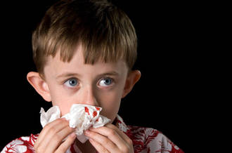 enfant saignant du nez