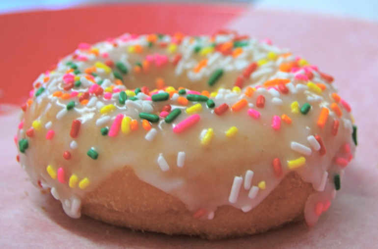 Donuts avec couche sucrée