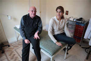 Les Drs François Rieben et Alexandra Reber.