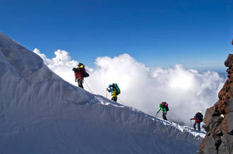 Expédition en montagne