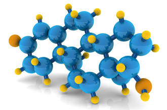 Molécule de testostérone