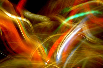 Flash et traces lumineuses