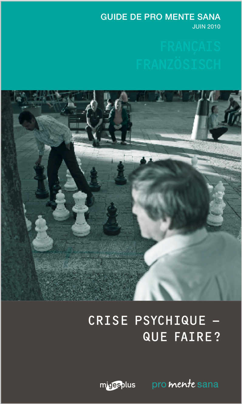 Couverture de la brochure pro mente sana : crise psychologique